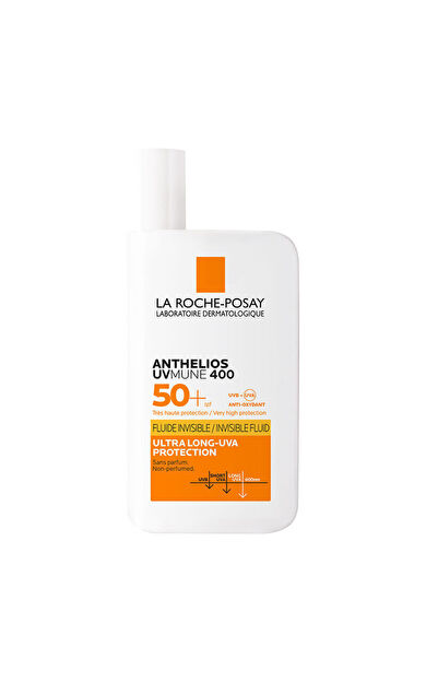 La Roche Posay Anthelios UVmune400 Invisible Fluid Tüm Cilt Tipleri İçin SPF50+ Yüz Güneş Kremi 50 ml