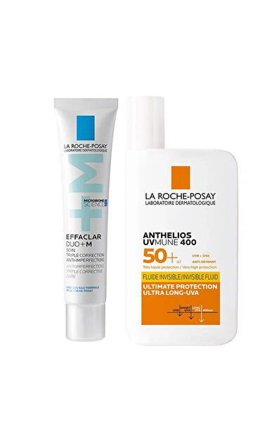 La Roche Posay Düzensiz Ciltler için Bakım ve Yüksek  Güneş Koruma Seti