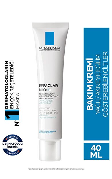 La Roche Posay Effaclar Duo(+) Akneye Eğilim Gösteren Ciltler Için Cilt Bakım Kremi