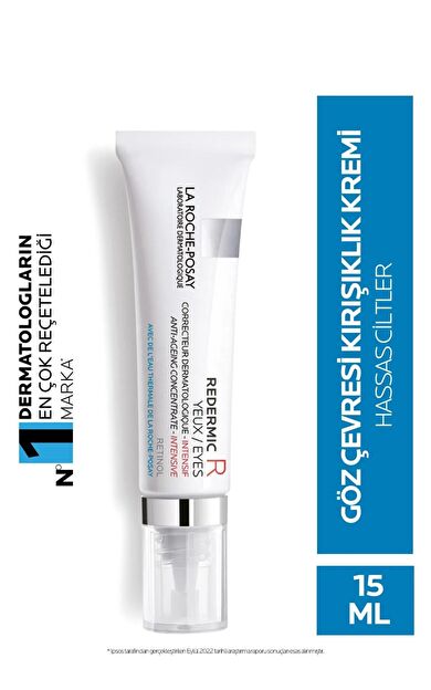 La Roche Posay Redermic R Yeux Göz Bakım Kremi Retinol İçeren 15 ml