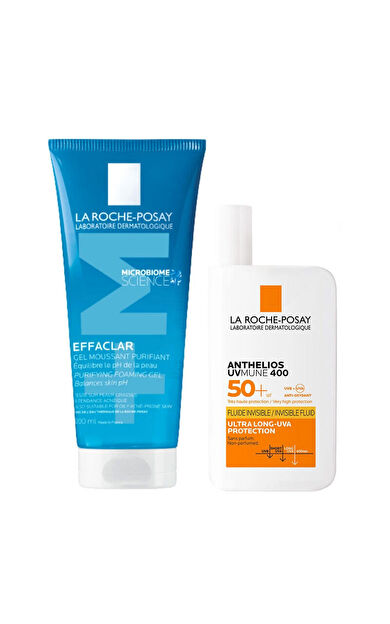 La Roche Posay Yağlı Ciltler için Bakım ve Yüksek Güneş Koruma Seti