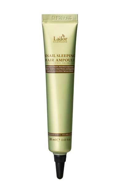 Hasarlı Saçlar İçin Durulanmayan Onarıcı Salyangoz Müsini Saç Serumu LADOR Snail Ampoule 20ML