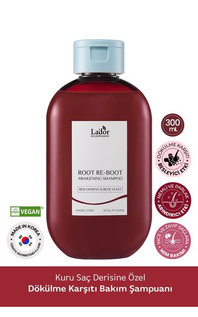 Dökülme Karşıtı Besleyici Kırmızı Ginseng Saç Bakım Şampuanı LADOR Root Re-Boot Red Ginseng Beer