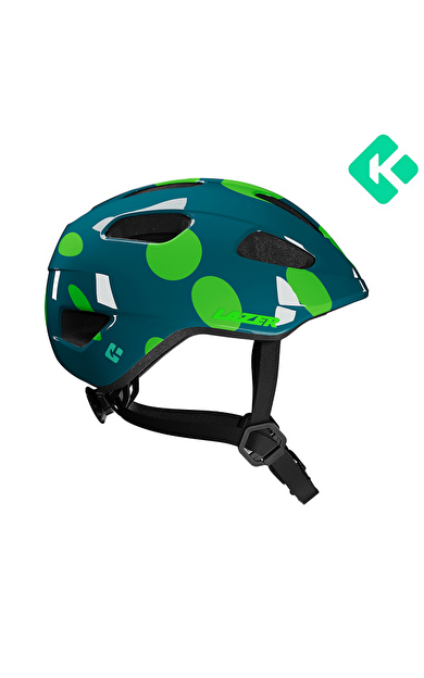 Lazer Nutz 2.0 Kineticore Çocuk Bisiklet Kaskı Green Dots Turnfit BLC2547893352