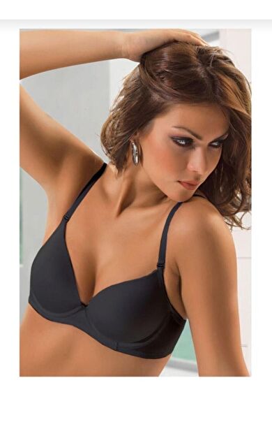 7010 DESTEKSİZ BALENLİ MİKRO SÜTYEN TEKLİ - Siyah