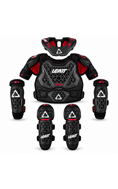 Leatt 1.5 Max Mini Çocuk Vücut Koruma Dirseklik Dizlik Set