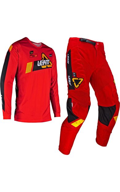 Leatt 3.5 Çocuk Jersey Pantolon Takımı Kırmızı