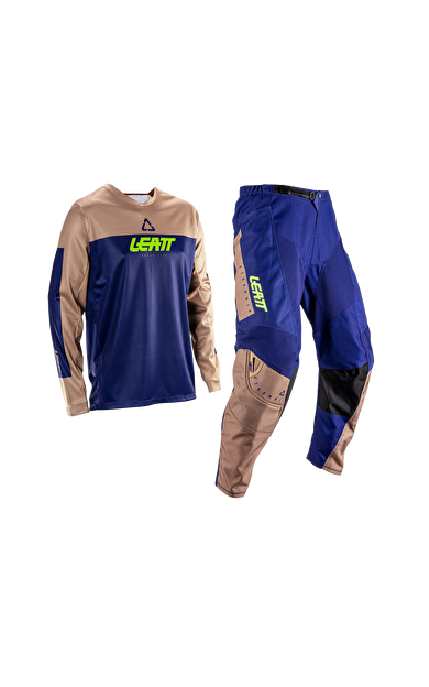 Leatt 3.5 Kahverengi Motosiklet Jersey Pantolon Takımı