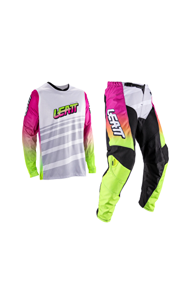 Leatt 3.5 Pembe Motosiklet Jersey Pantolon Takımı
