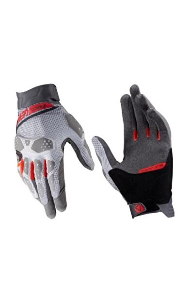 Leatt Adv 5.5 X-Flow Kısa Gri Motosiklet Eldiveni