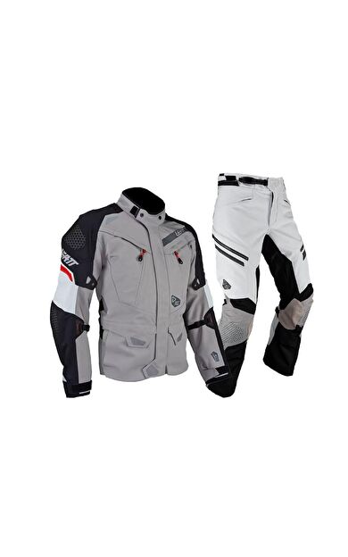 Leatt Adv 7.5 Dri-Tour Gri Motosiklet Montu ve Pantolonu