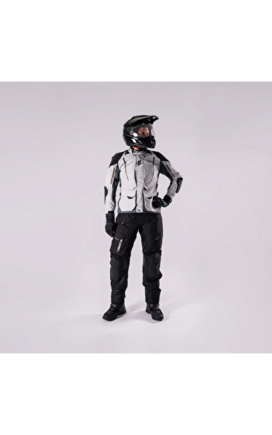 Leatt Adv Dri-Tour 5.5 Kadın Gri Motosiklet Montu ve Pantolonu