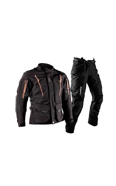 Leatt Adv Dri-Tour 5.5 Kadın Siyah Motosiklet Montu ve Pantolonu