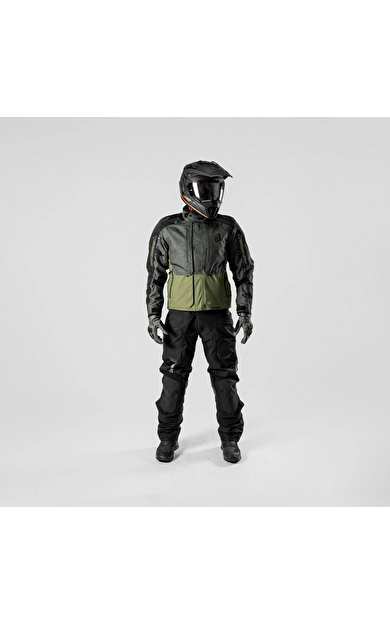 Leatt ADV Dri-Tour 5.5 Kısa Yeşil Motosiklet Montu ve Pantolonu