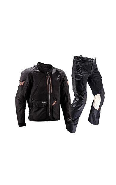 Leatt ADV Flow-Tour 4.5 Siyah Motosiklet Montu ve Pantolonu