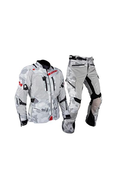 Leatt Adv Flow-Tour 7.5 Gri Motosiklet Montu Ve Pantolonu