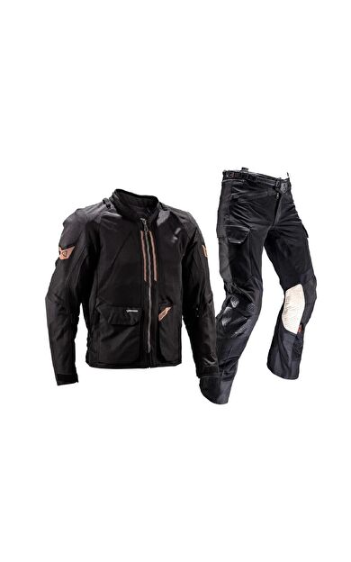 Leatt Adv Flow-Tour 7.5 Siyah Motosiklet Montu ve Pantolonu