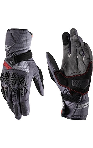 Leatt Adv Hydra-Dri 6.5 Gri Motosiklet Eldiveni