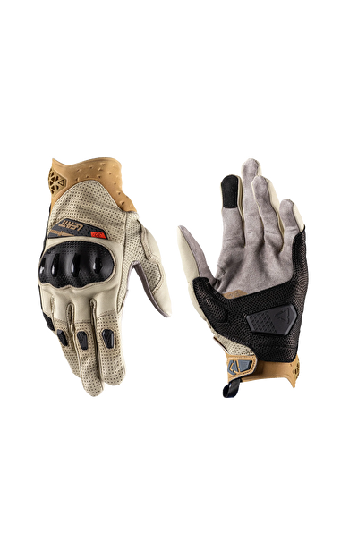 Leatt Adv X-Flow 8.5 Kısa Kahverengi Motosiklet Eldiveni
