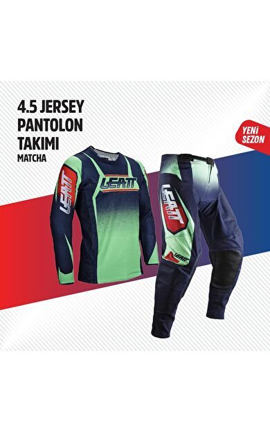 LEATT YEŞİL SİYAH JERSEY PANTOLON TAKIMI