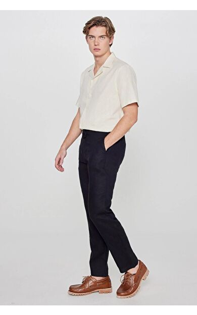 Lee Regular Fit Düz Paça Normal Bel Erkek Keten Pantolon L2610018001