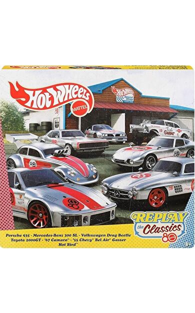 Hot Wheels JHF01 Silver Series Replay The Classics Mattel 80 Years
