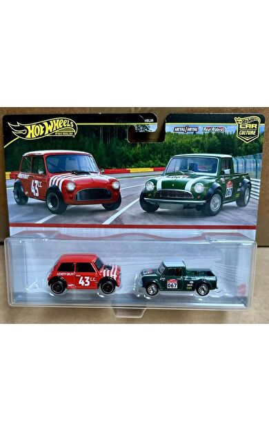 Hot Wheels Premium JBK97 Car Culture 2 Pack Morris Mini // '67 Austin Mini Pickup