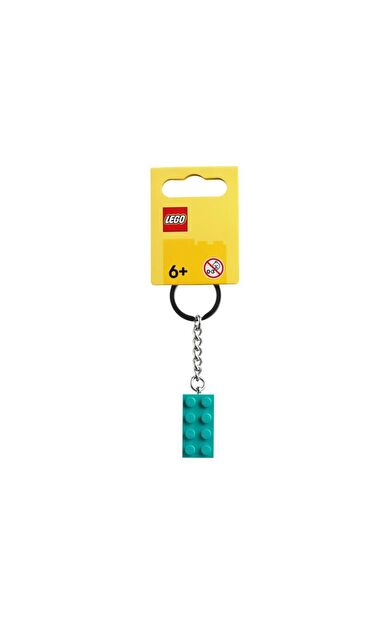 LEGO 854303 Bright Bluish Green Key Chain