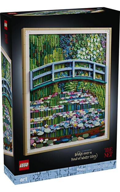 LEGO Art 31220 Claude Monet - Bridge over a Pond of Water Lilies