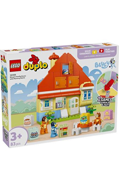 LEGO Bluey 10459 Bluey's Family House with Memory Game