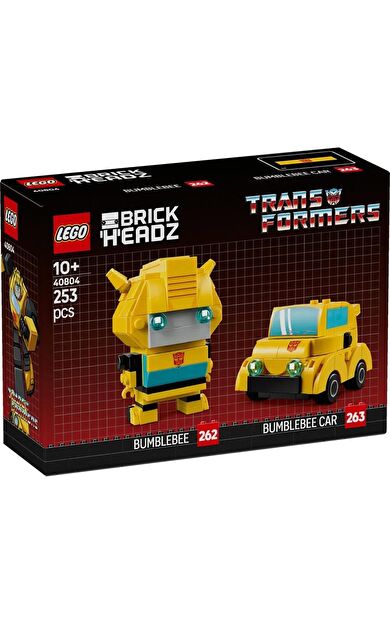 LEGO BrickHeadz 40804 Bumblebee Robot and Vehicle