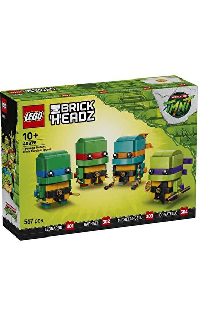 LEGO BrickHeadz 40878 Teenage Mutant Ninja Turtles Figures