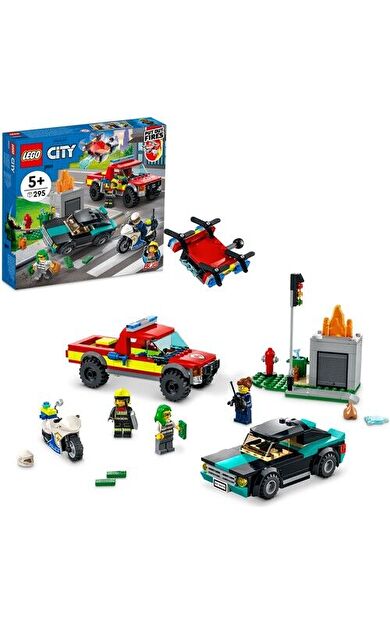 LEGO City 60319 Fire Rescue and Police Chase