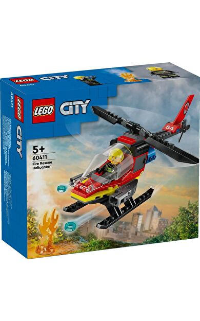 LEGO City 60411 Fire Rescue Helicopter