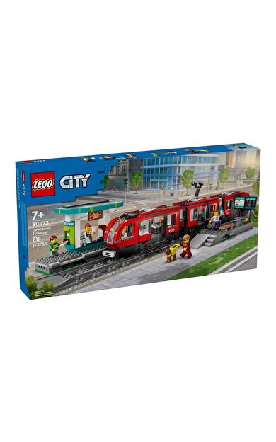LEGO City 60423 Downtown Streetcar and Station