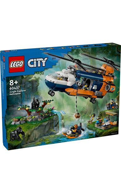 LEGO City 60437 Jungle Explorer Helicopter at Base Camp