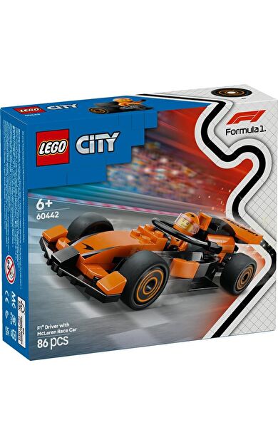 LEGO City 60442 F1 Driver with McLaren Race Car