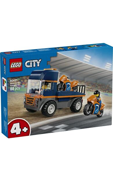 LEGO City 60491 Motorcycle Transporter