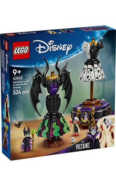 LEGO Disney 43262 Maleficent's and Cruella De Vil's Dresses