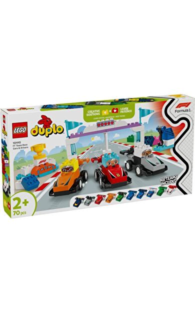 LEGO Duplo 10445 F1 Team Racing Cars and Drivers