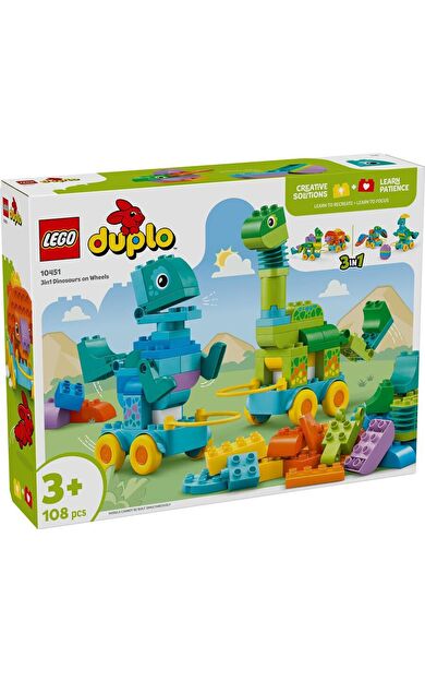 LEGO Duplo 10451 3in1 Dinosaurs on Wheels
