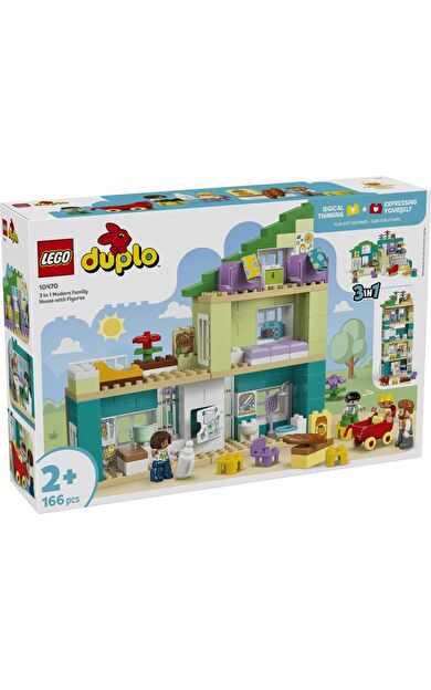 LEGO Duplo 10470 3 in 1 Modern Family House with Figures