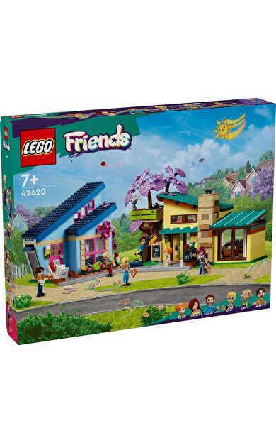 LEGO Friends 42620 Olly and Paisley's Family Houses