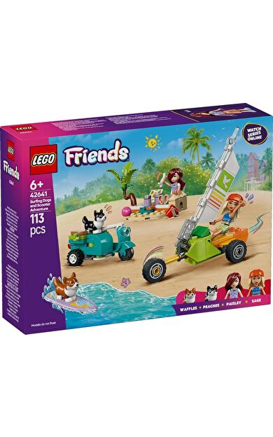 LEGO Friends 42641 Surfing Dogs and Scooter Adventure