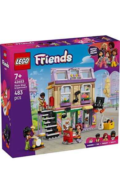 LEGO Friends 42653 Music Shop and Apartment