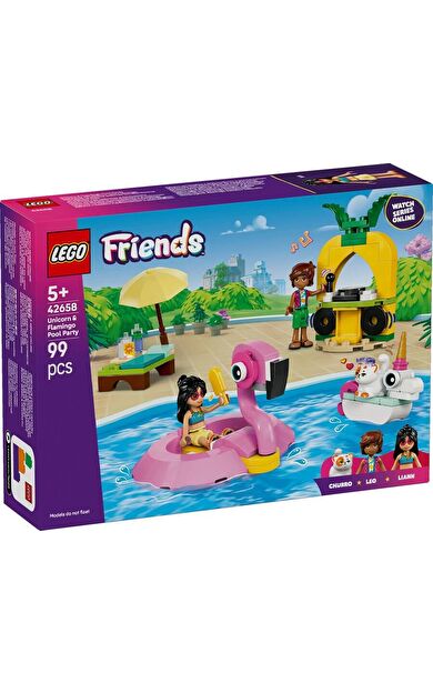 LEGO Friends 42658 Unicorn and Flamingo Pool Party