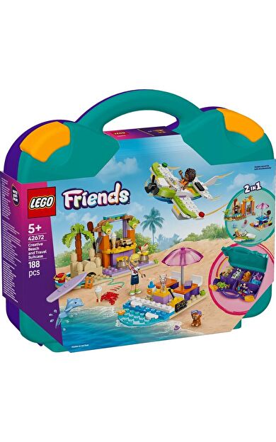 LEGO Friends 42672 Creative Beach and Travel Suitcase
