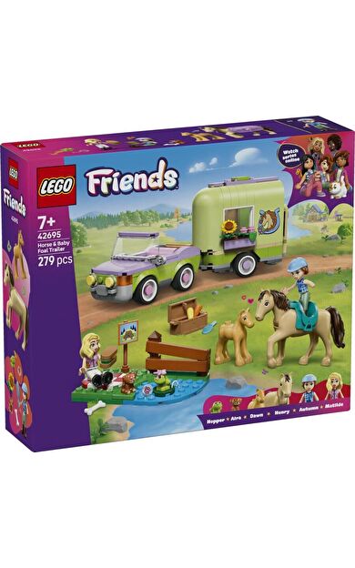LEGO Friends 42695 Horse and Baby Foal Trailer