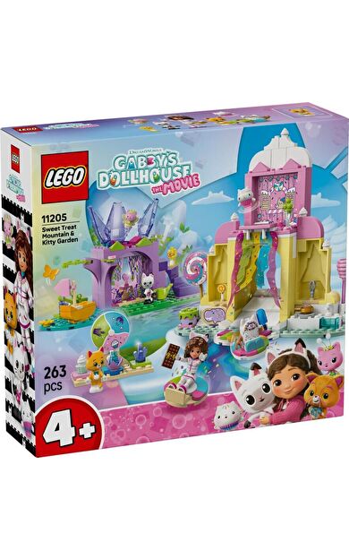 LEGO Gabby's Dollhouse 11205 Sweet Treat Mountain and Kitty Garden