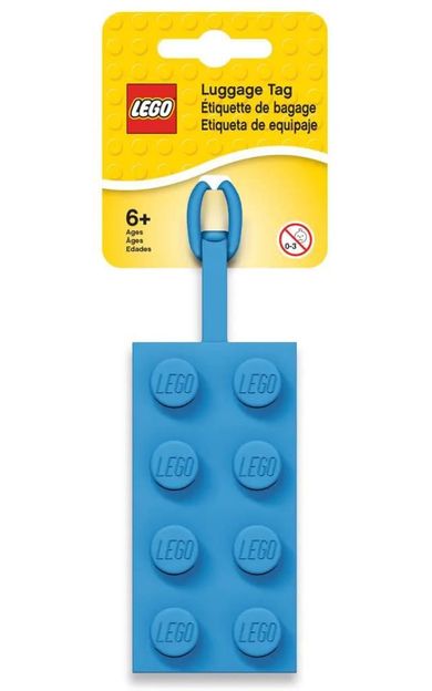 LEGO Gear 5005543 2x4 Blue Luggage Tag
